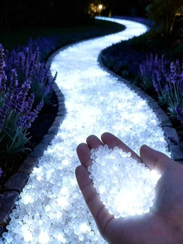 4000pcs Glow-In-The-Dark Stones, Colorful Luminous Decorative Pebbles For Garden, Backyard, Lawn, Walkway, Fish Tank, Flower Pot. Outdoor Fluorescent Stones For Party, Holiday, Wedding Decoration, Waterproof Handmade DIY Ornaments, Zen Vibes